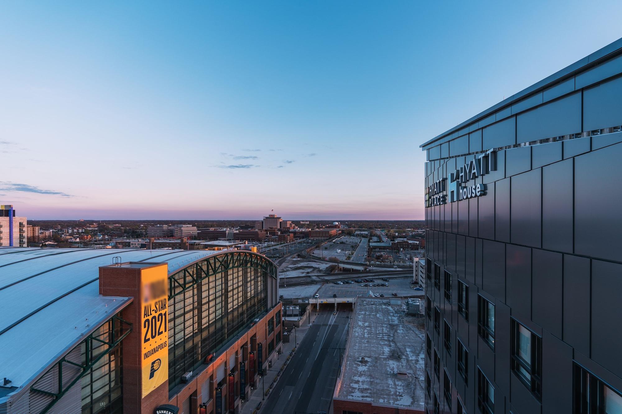 Hotel Hyatt House Indianapolis Downtown Exterior foto